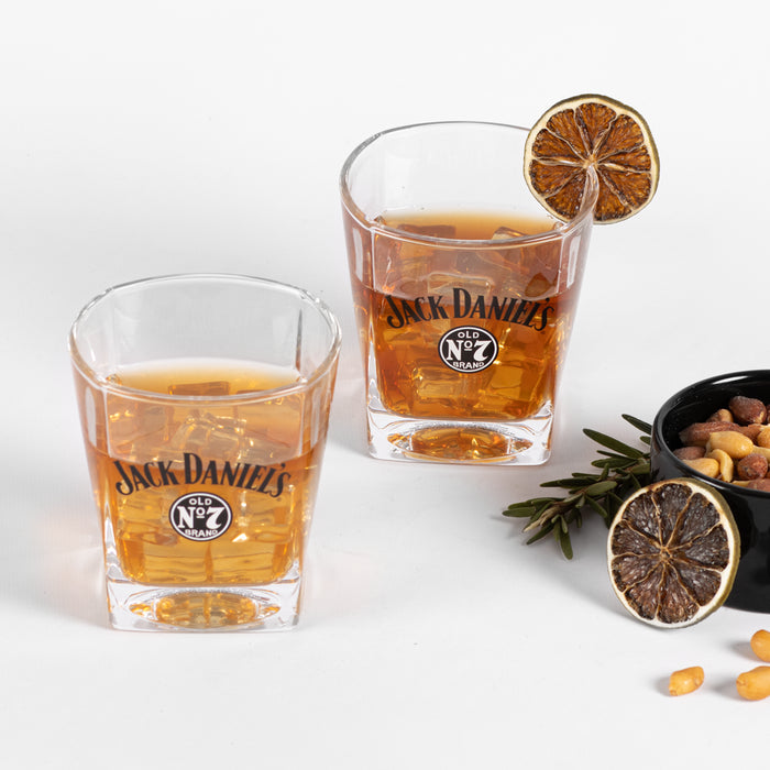 JACK DANIELS SET OF 2 SPIRIT GLASSES