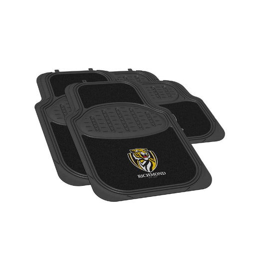 AFL CAR FLOOR MAT SET 4 RICHMOND
