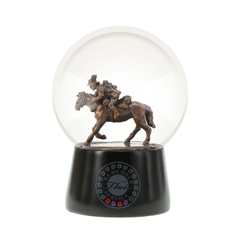 CHARGE AT BEERSHEBA SNOW GLOBE