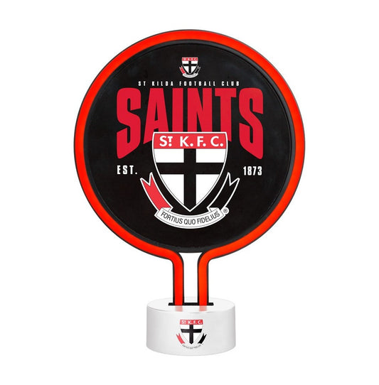 AFL NEON LIGHT ST KILDA