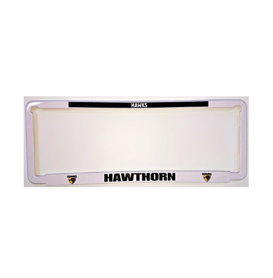 AFL NUMBER PLATE SURROUNDS HAWTHORN