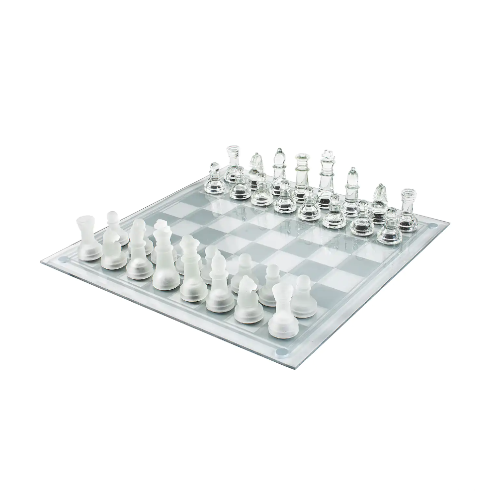 GLASS CHESS SET