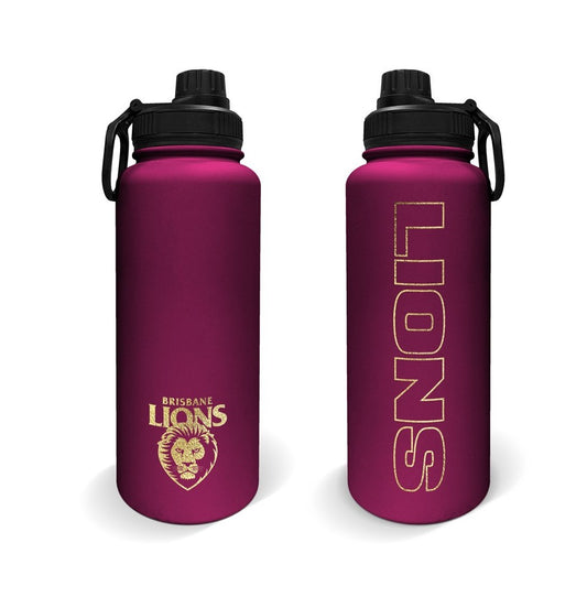 AFL 960ML DRINK BOTTLE BRISBANE LIONS