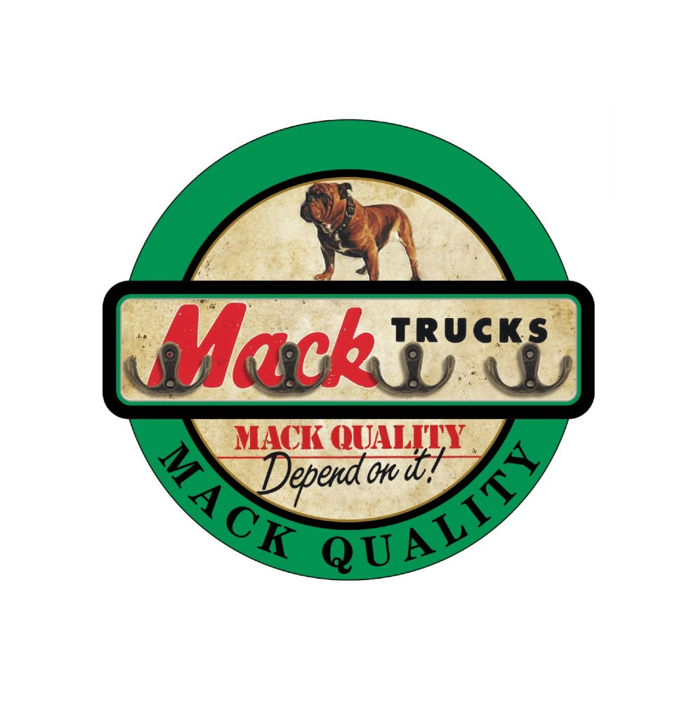 METAL TIN KEY RACK MACK