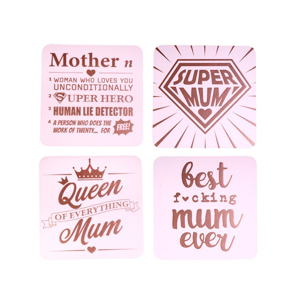 BEST FUCKING MUM COASTERS