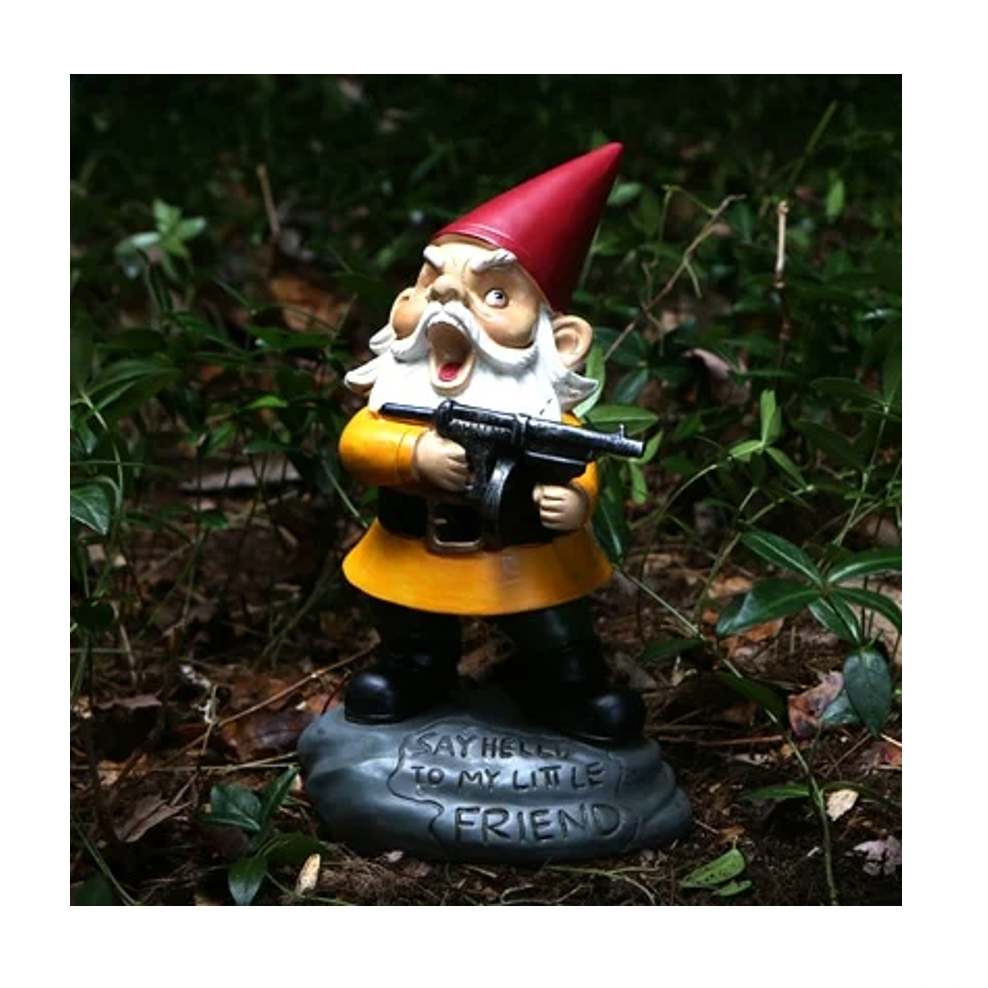 THE ANGRY LITTLE GARDEN GNOME
