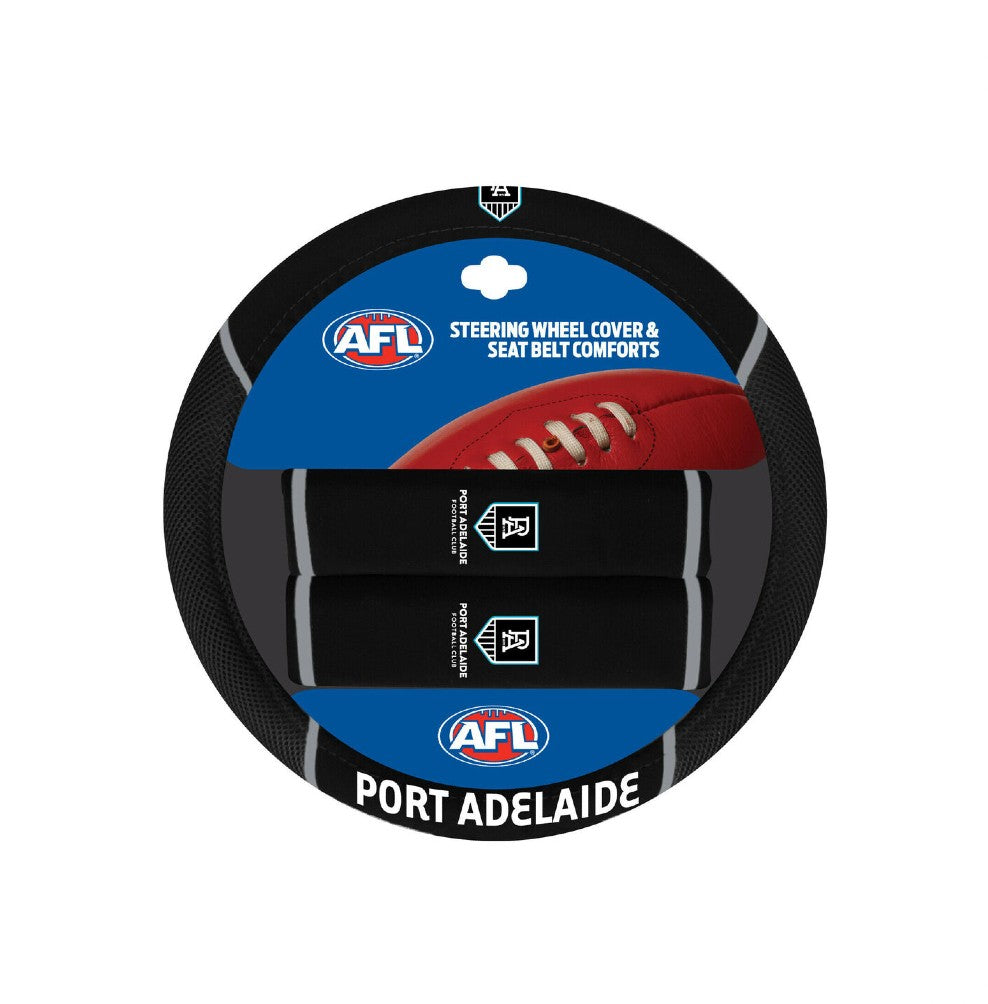 AFL STEERING / BELT COVER SETS PORT ADELIADE ONE SIZE