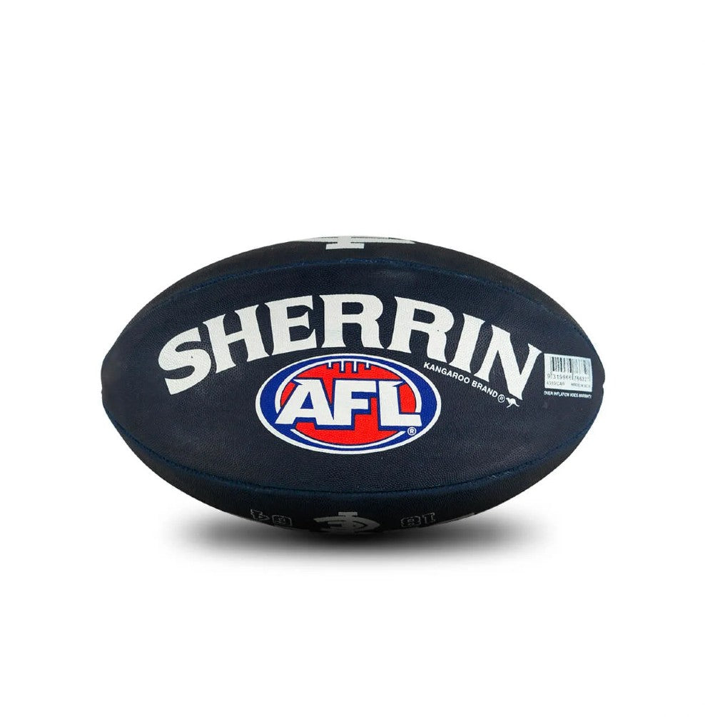 AFL SHERRIN FOOTY size 5 CARLTON