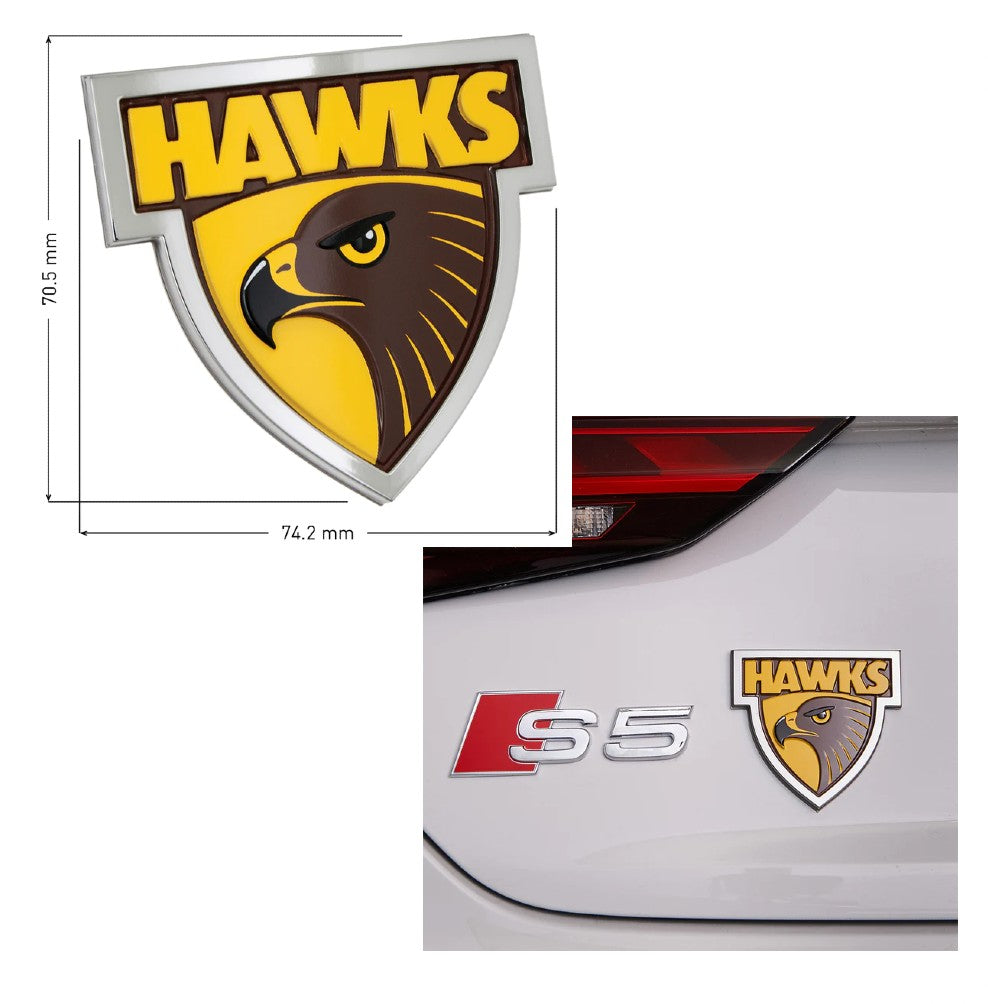 AFL 3D EMBLEM HAWTHORN