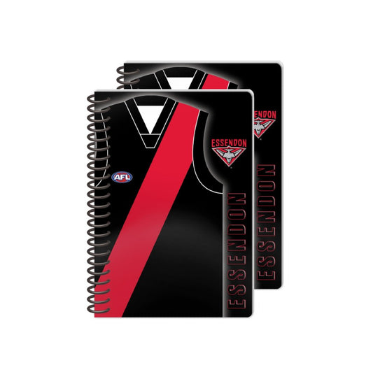 AFL NOTEBOOK 2PK ESSENDON