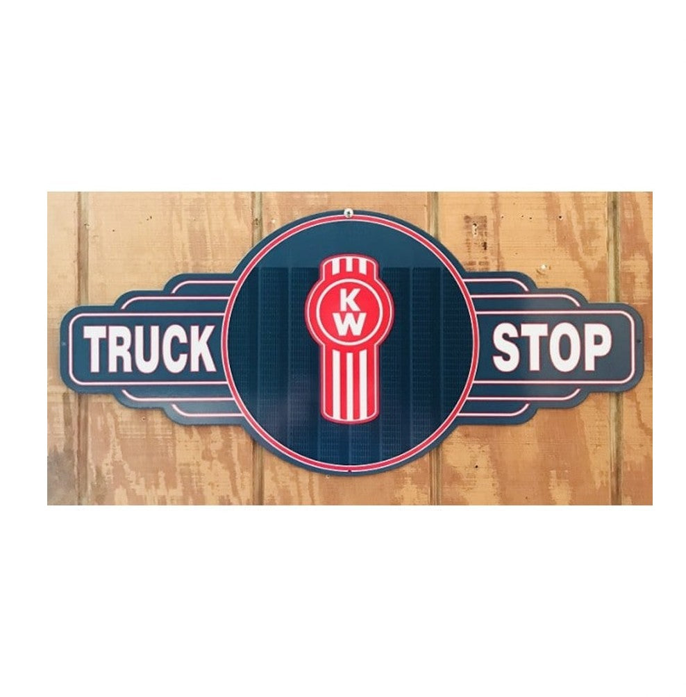 KENWORTH SERVO METAL SIGN