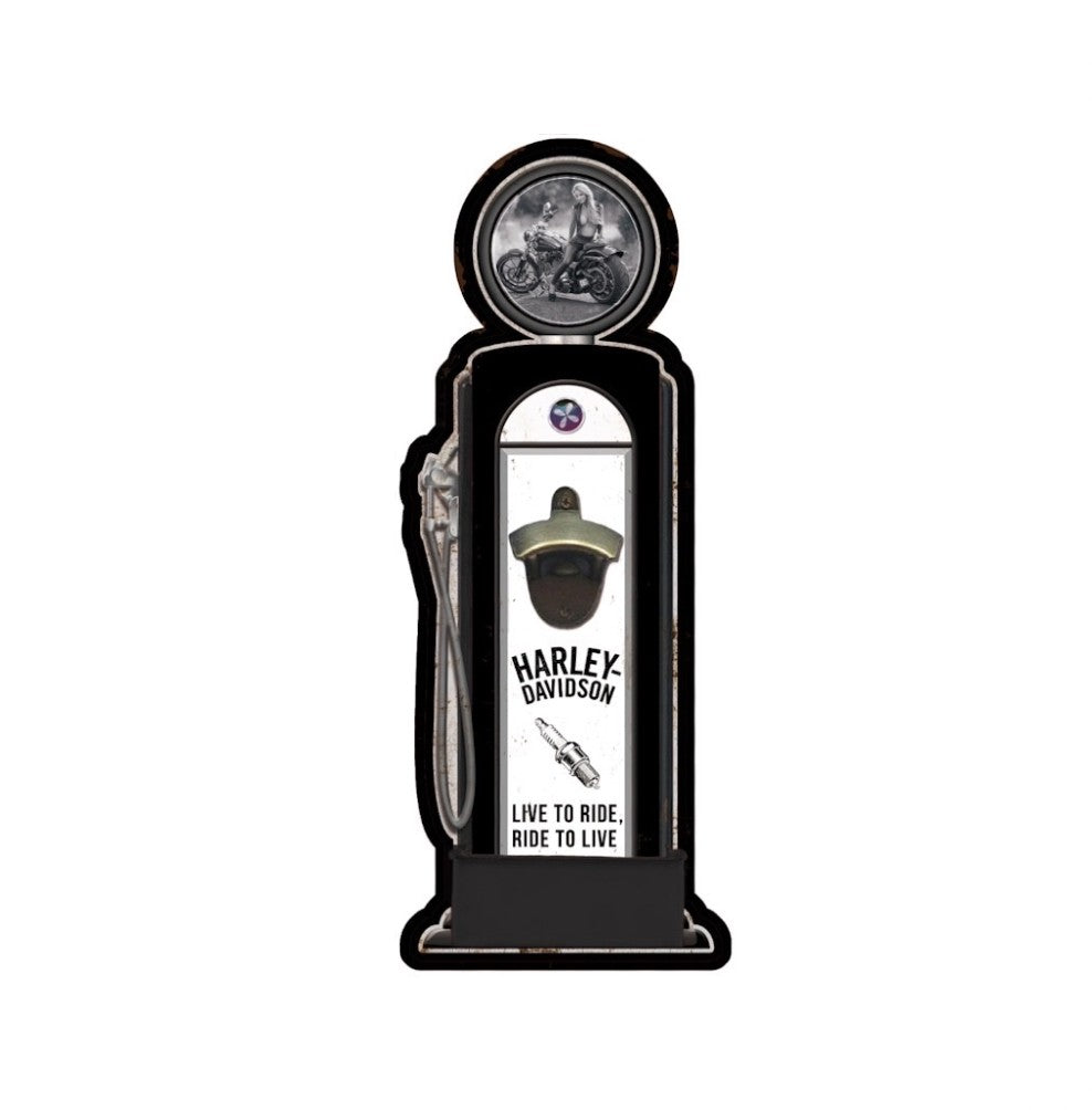 HARLEY DAVIDSON TIN BOTTLE OPENER