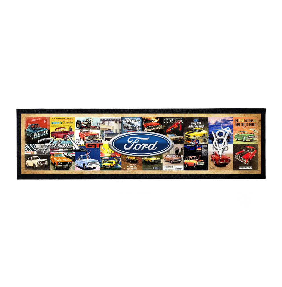 FORD HERITAGE LOGO BAR RUNNER