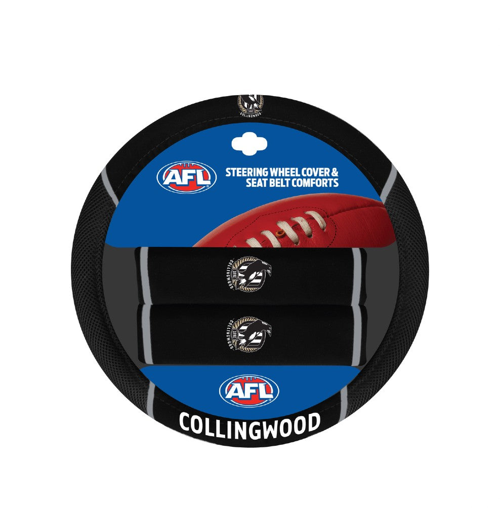 AFL STEERING / BELT COVER SETS COLLINGWOOD