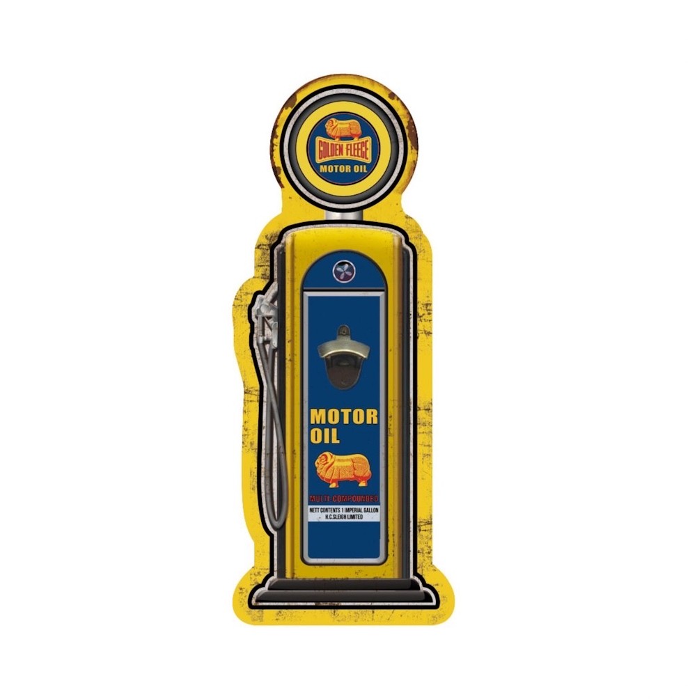 GOLDEN FLEECE TIN BOTTLE OPENER