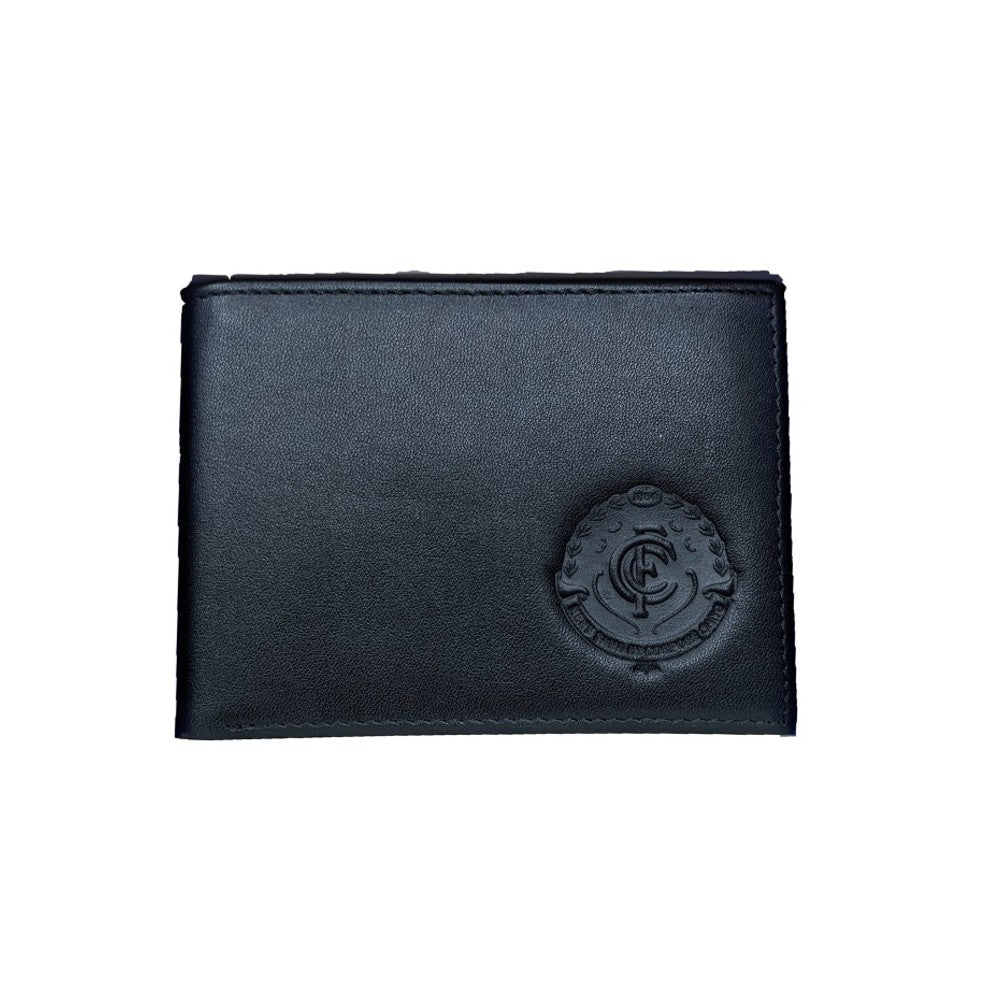 AFL LEATHER WALLETS CARLTON