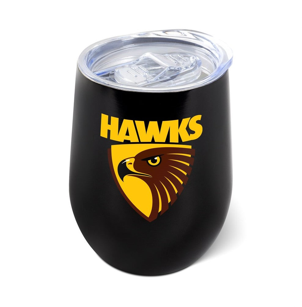 AFL WINE TUMBLER HAWTHORN