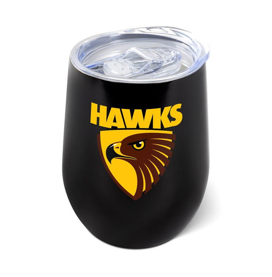 AFL WINE TUMBLER HAWTHORN