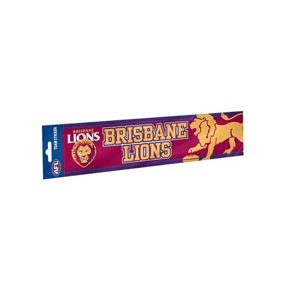 BRISBANE LIONS BUMPER STICKER