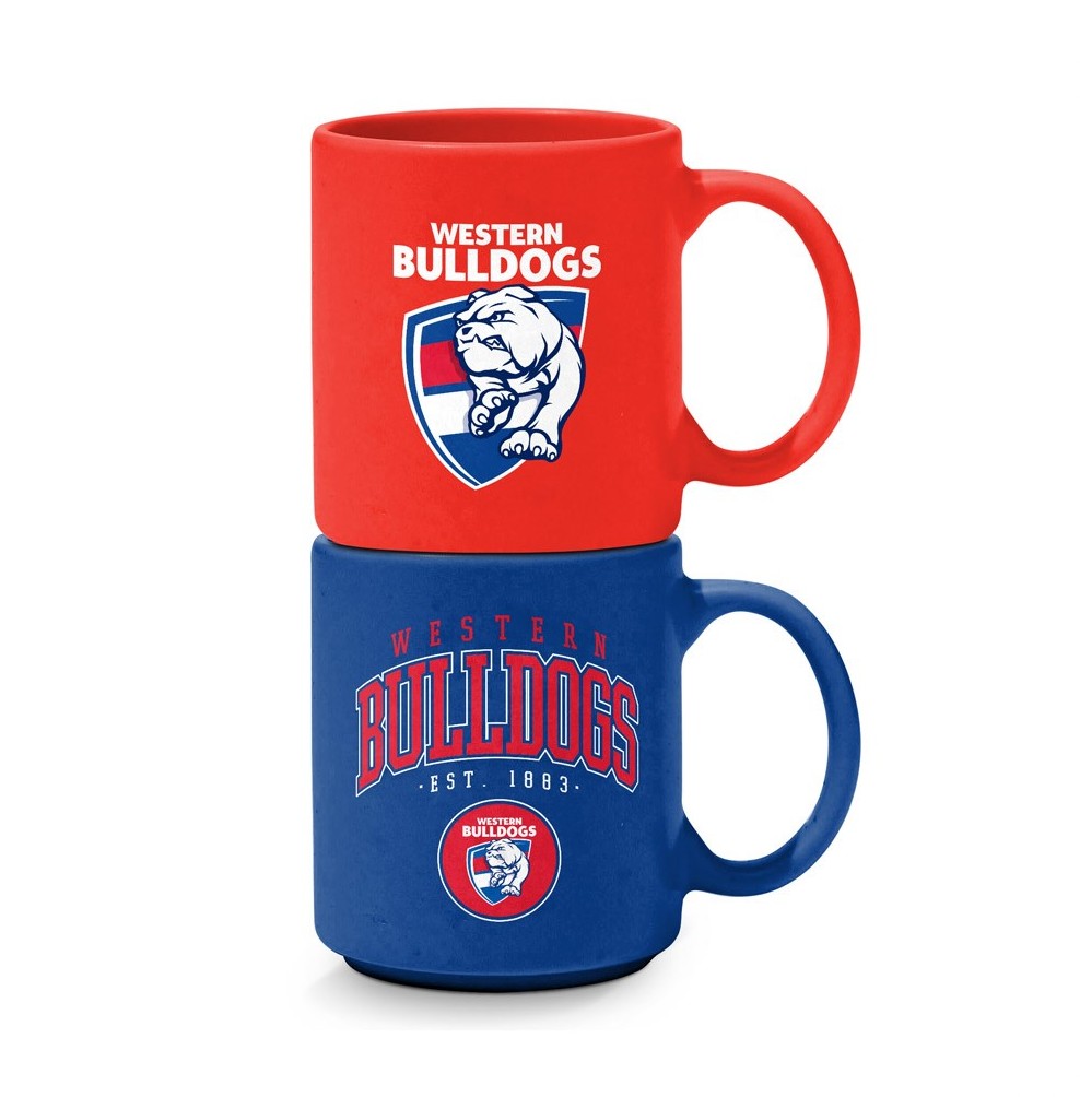 AFL STACKABLE MUGS WESTERN BULLDOGS