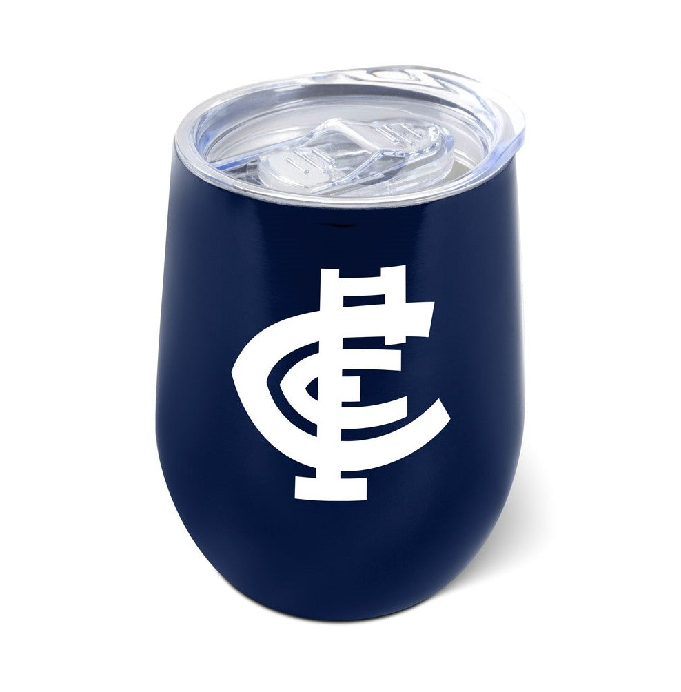 AFL WINE TUMBLER CARLTON