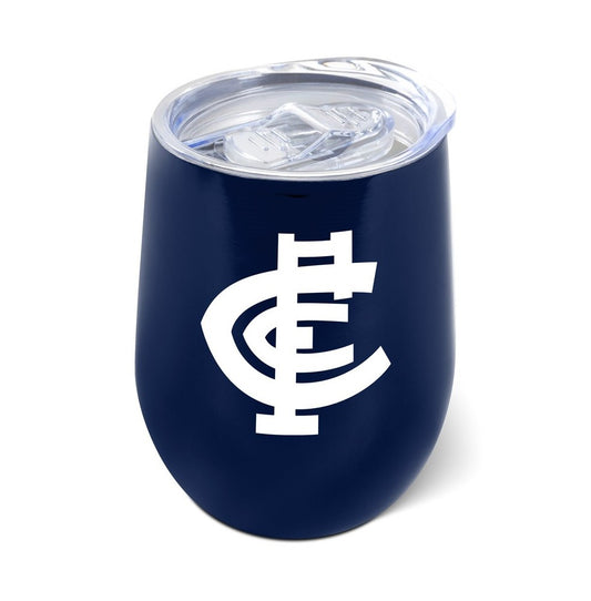 AFL WINE TUMBLER CARLTON