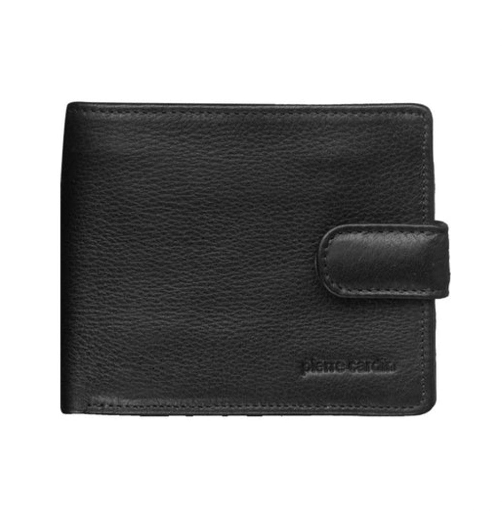 PIERRE CARDIN ITALIAN LEATHER TAB WALLET
