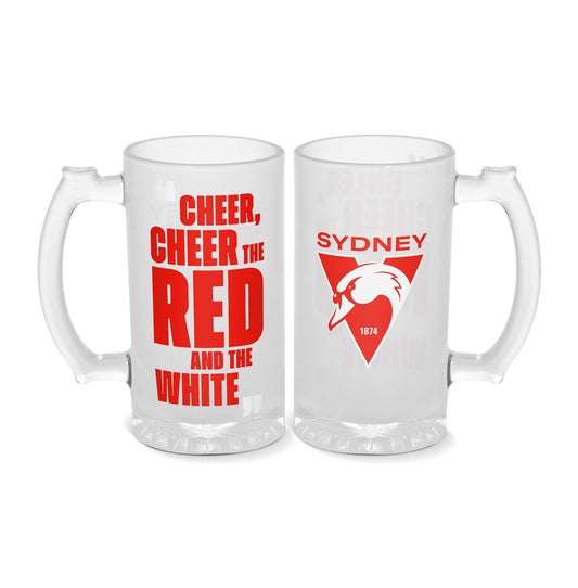 AFL FROSTED STEIN SYDNEY SWANS
