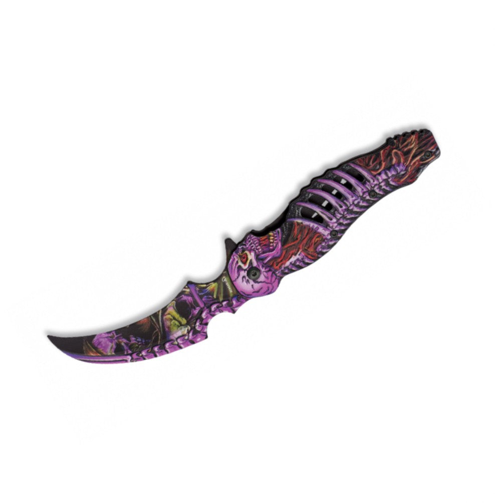PINK SKULL POCKET KNIFE