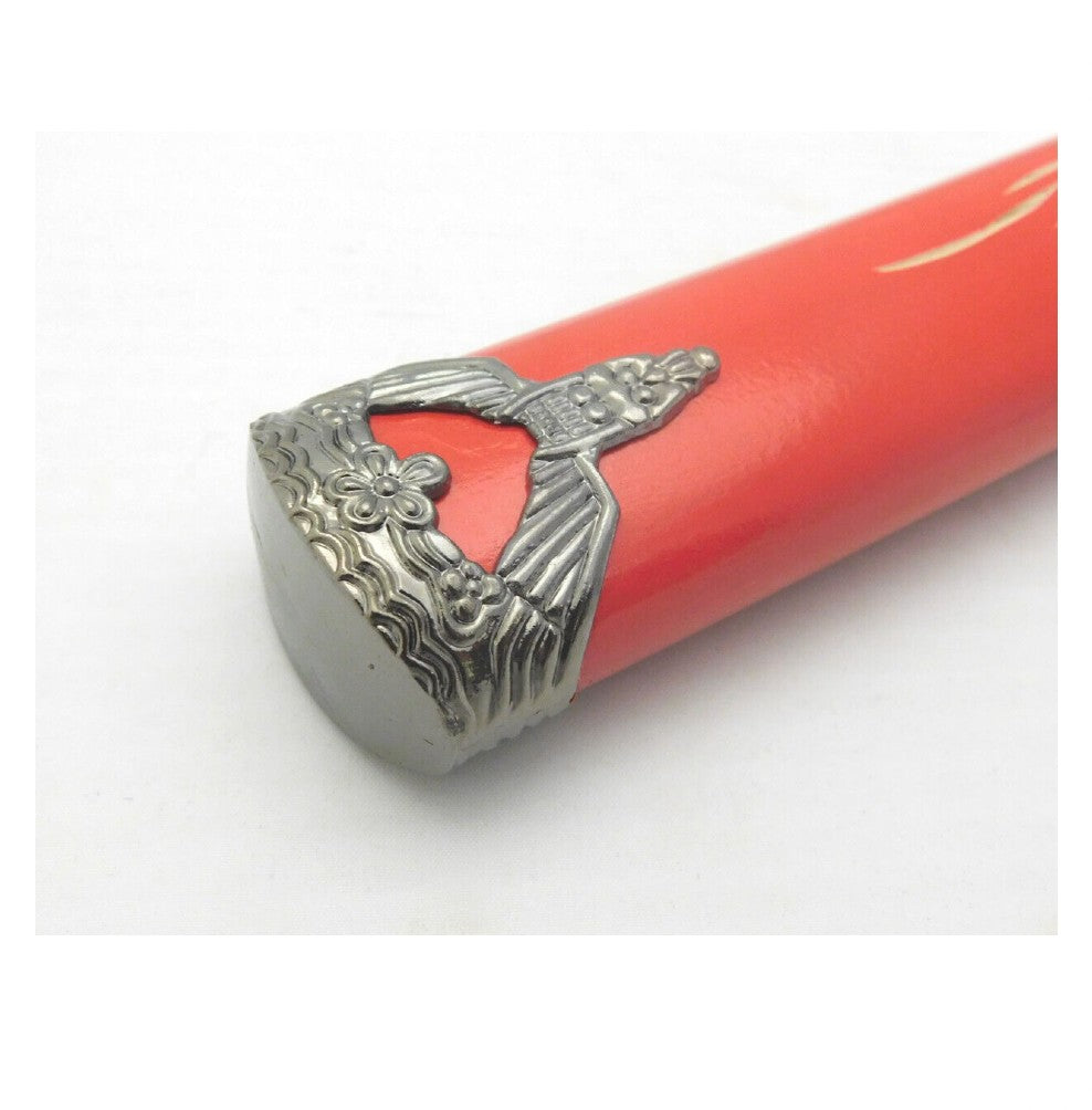 3 PCE KATANA SWORD SET RED