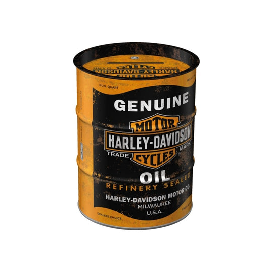 MONEY BOX HARLEY OIL
