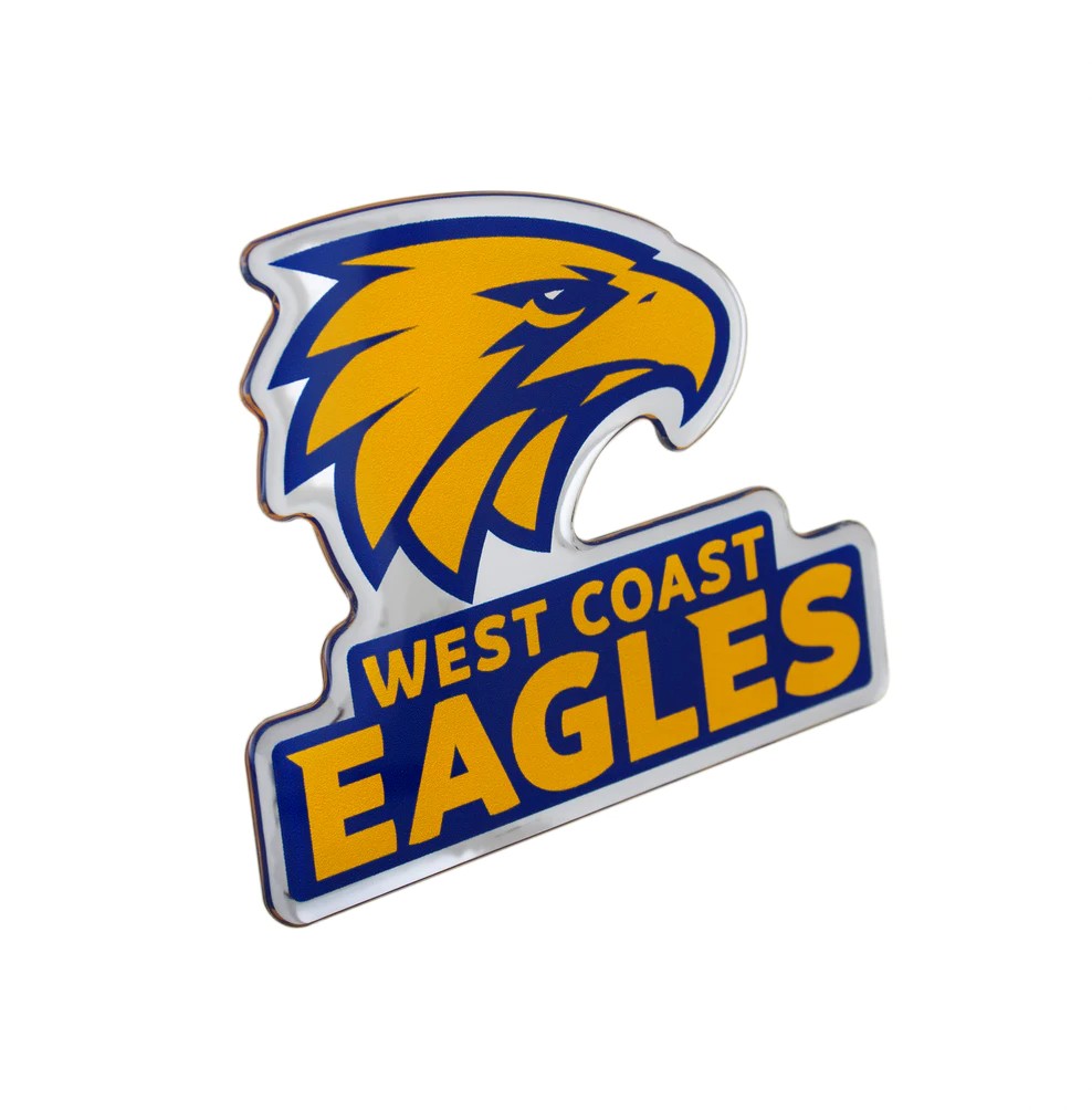 AFL CHROME LOGO EMBLEM WEST COAST EAGLES