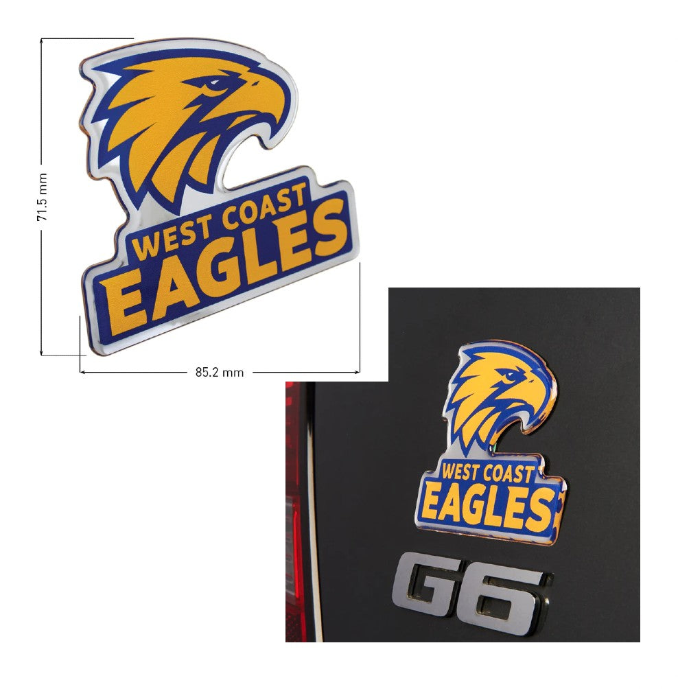 AFL CHROME LOGO EMBLEM WEST COAST EAGLES