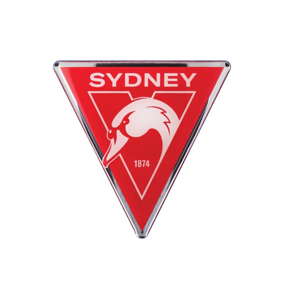 AFL CHROME LOGO EMBLEM SYDNEY SWANS