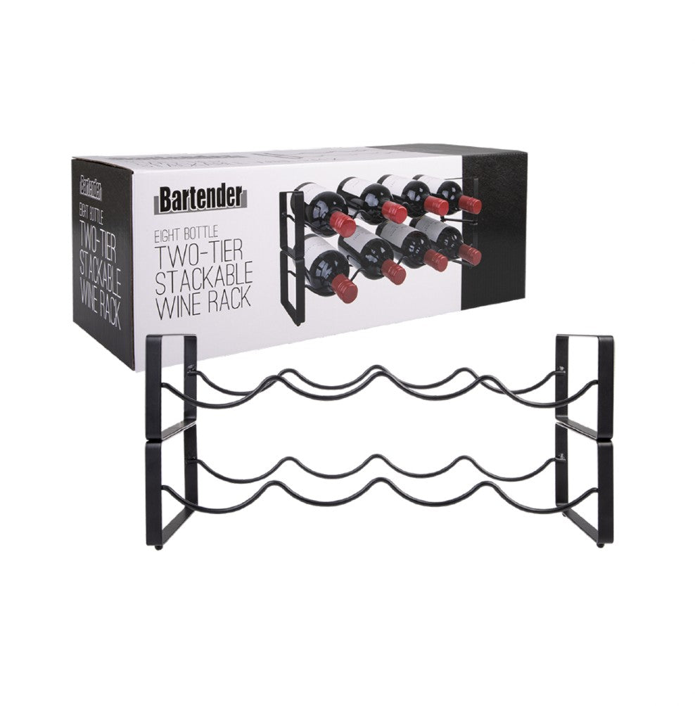 WINE RACK 2 TIER 8 BOTTLE
