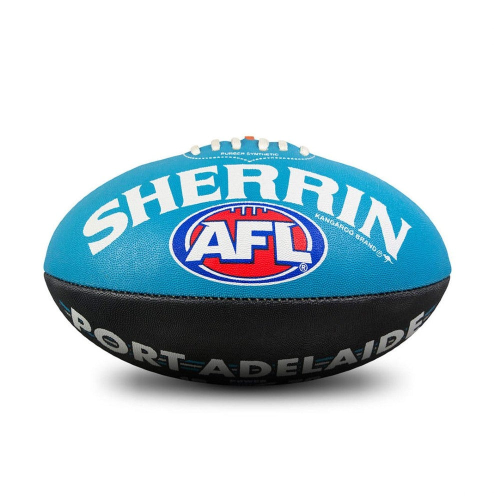 AFL SHERRIN FOOTY size 5 PORT ADELAIDE