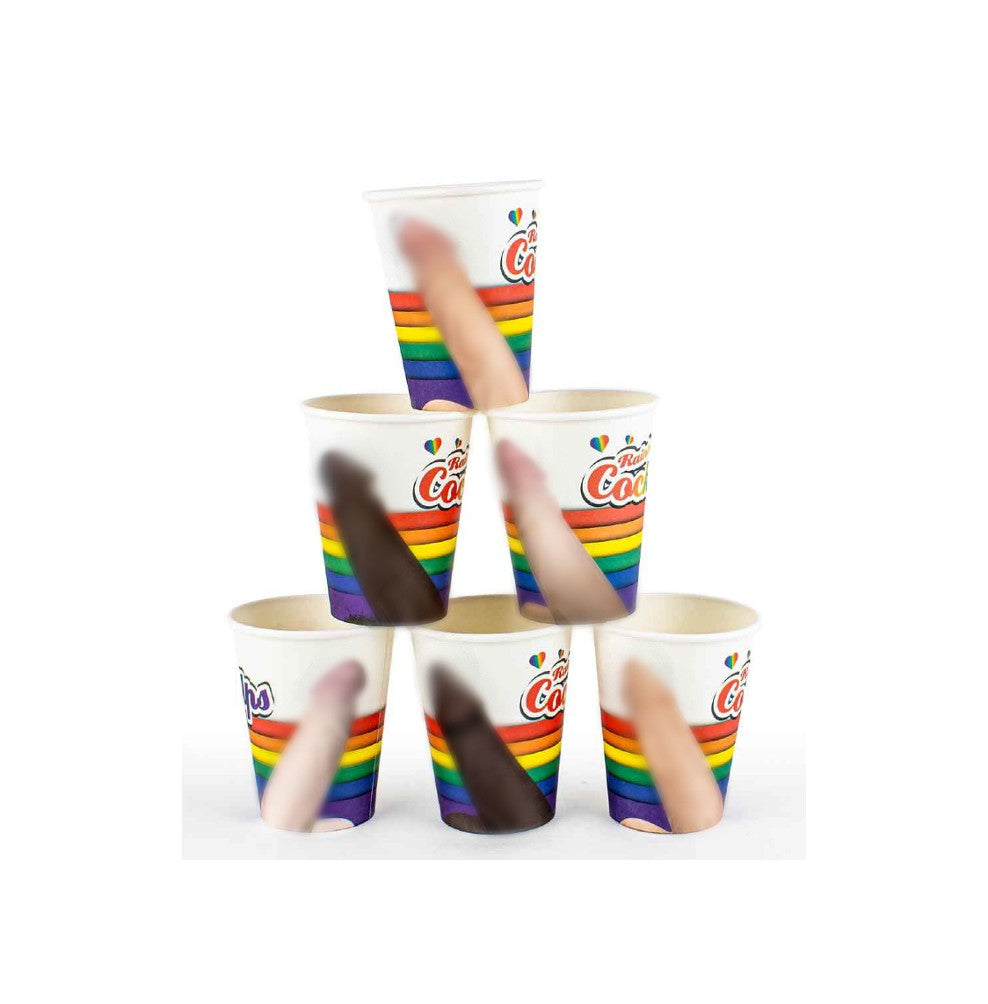RAINBOW COCK CUPS