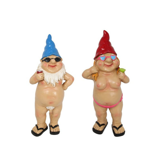 STANDING NAKED DRINKING GNOME