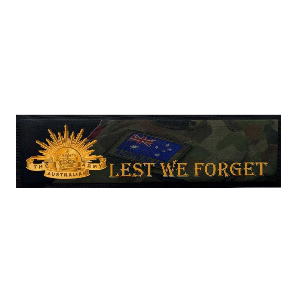 LEST WE FORGET BAR RUNNER