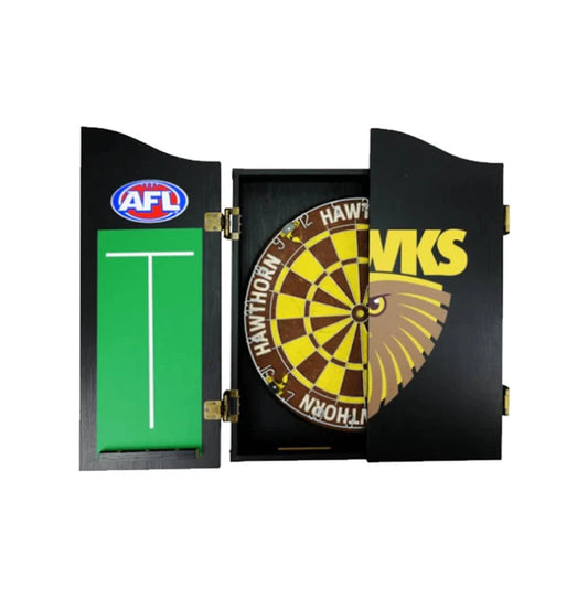 AFL HAWTHORN DARTBOARD PACKAGE