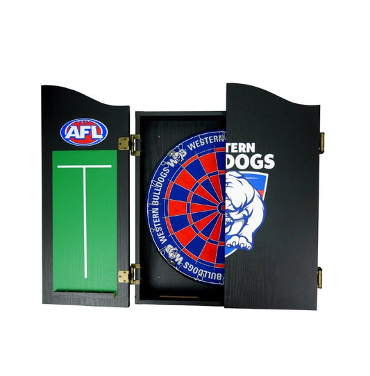 AFL WESTERN BULLDOGS DARTBOARD PACKAGE
