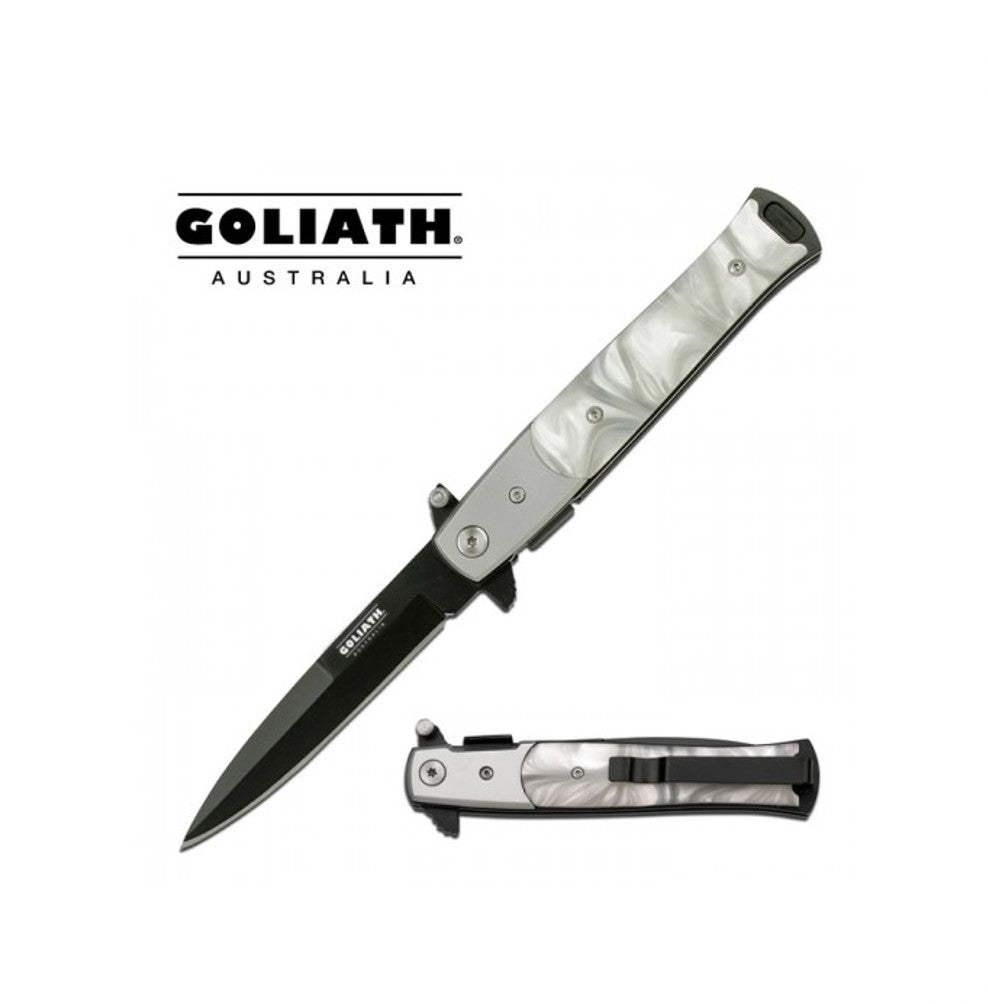 PEARL STILETTO FOLDING KNIFE