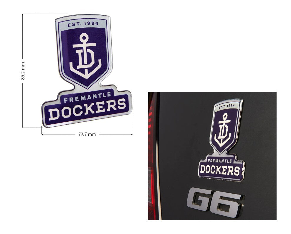 AFL CHROME LOGO EMBLEM FREMANTLE