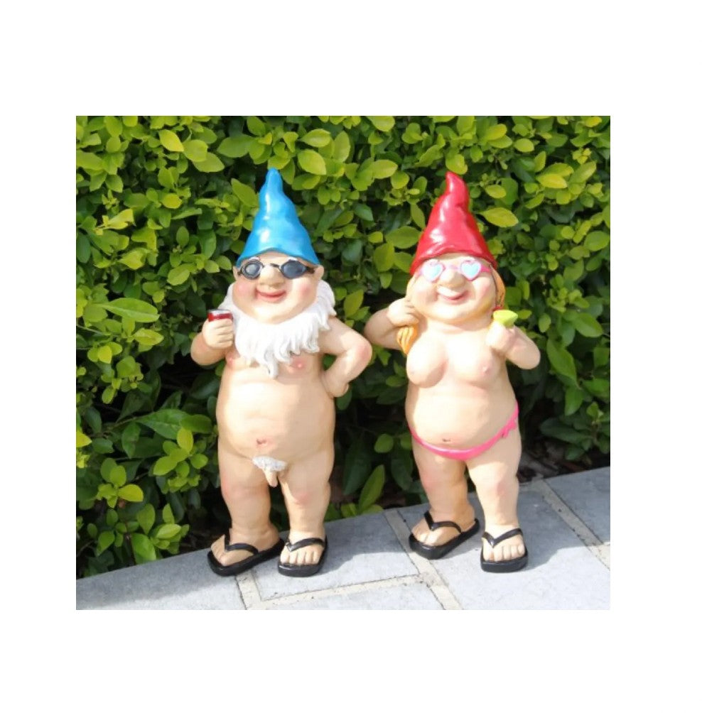 STANDING NAKED DRINKING GNOME