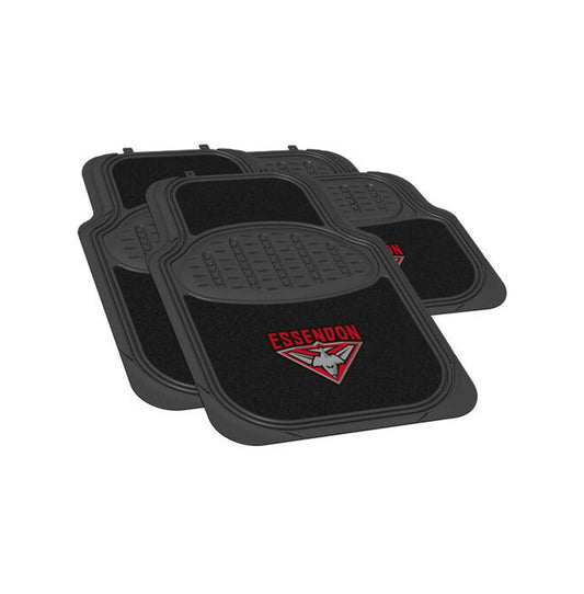 AFL CAR FLOOR MAT SET 4 ESSENDON