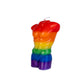 RAINBOW MALE BODY CANDLE