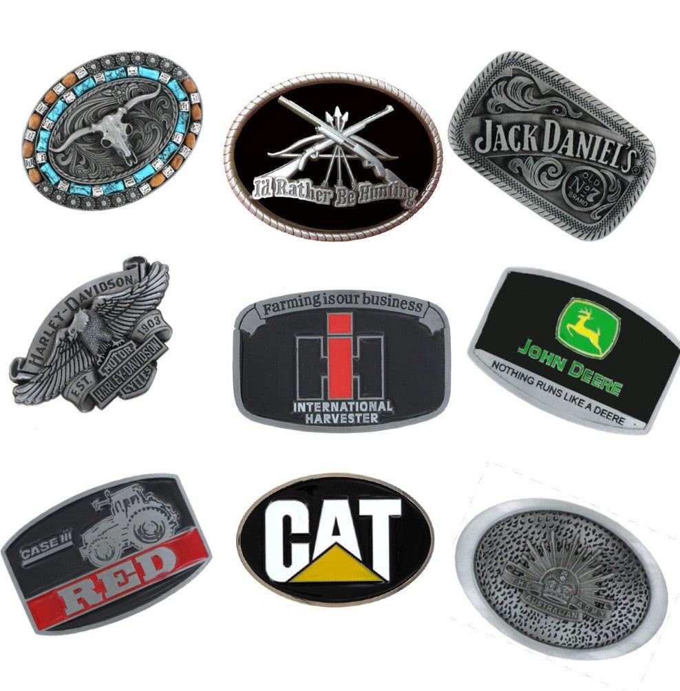 ASSORTED BELT BUCKLES