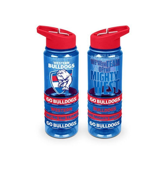 WESTERN BULLDOGS TRITAN WATER BOTTLE WITH BANDS