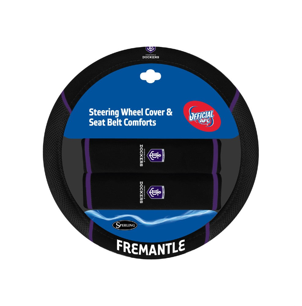 AFL STEERING / BELT COVER SETS FREMANTLE