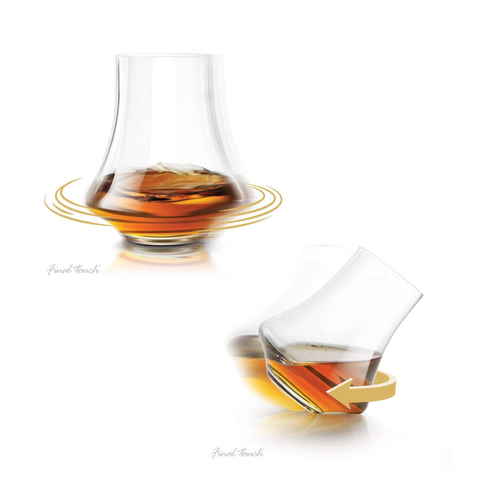 REVOLVE TASTING SPINNER GLASS SET 2
